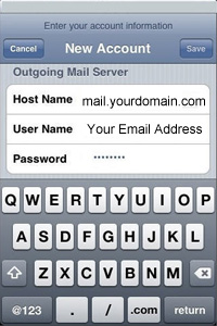 iphone email setup